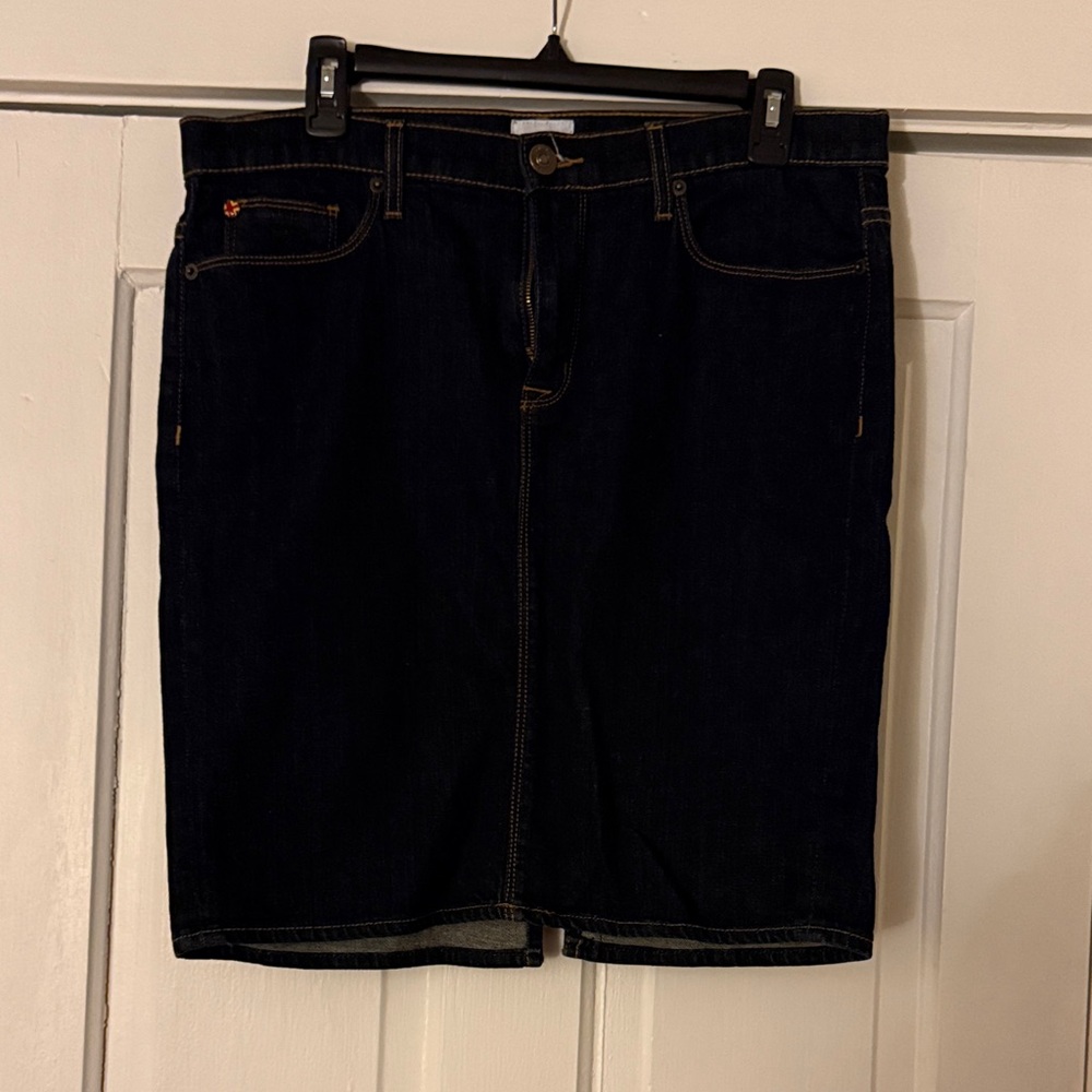 Hudson Jeans Dark Denim Mini Skirt